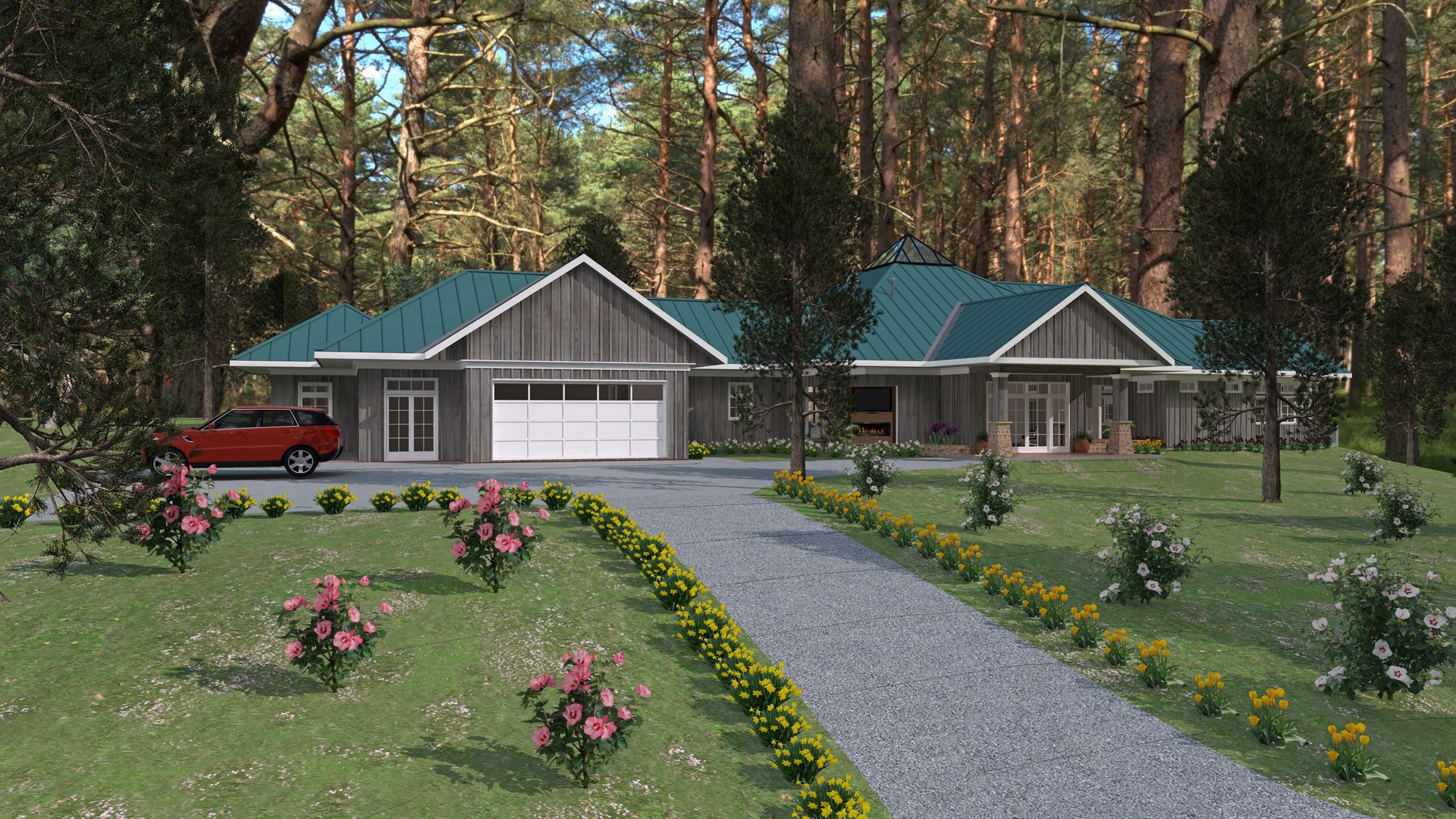Central Kitchen — board and batten exterior with metal roof