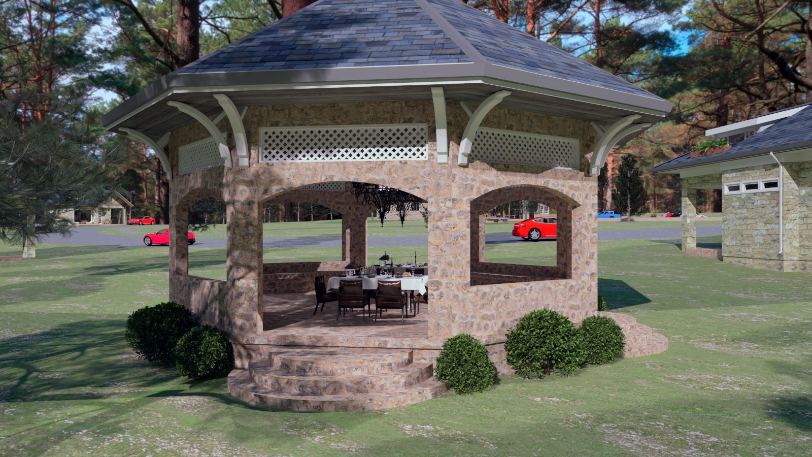 Gazebo exterior