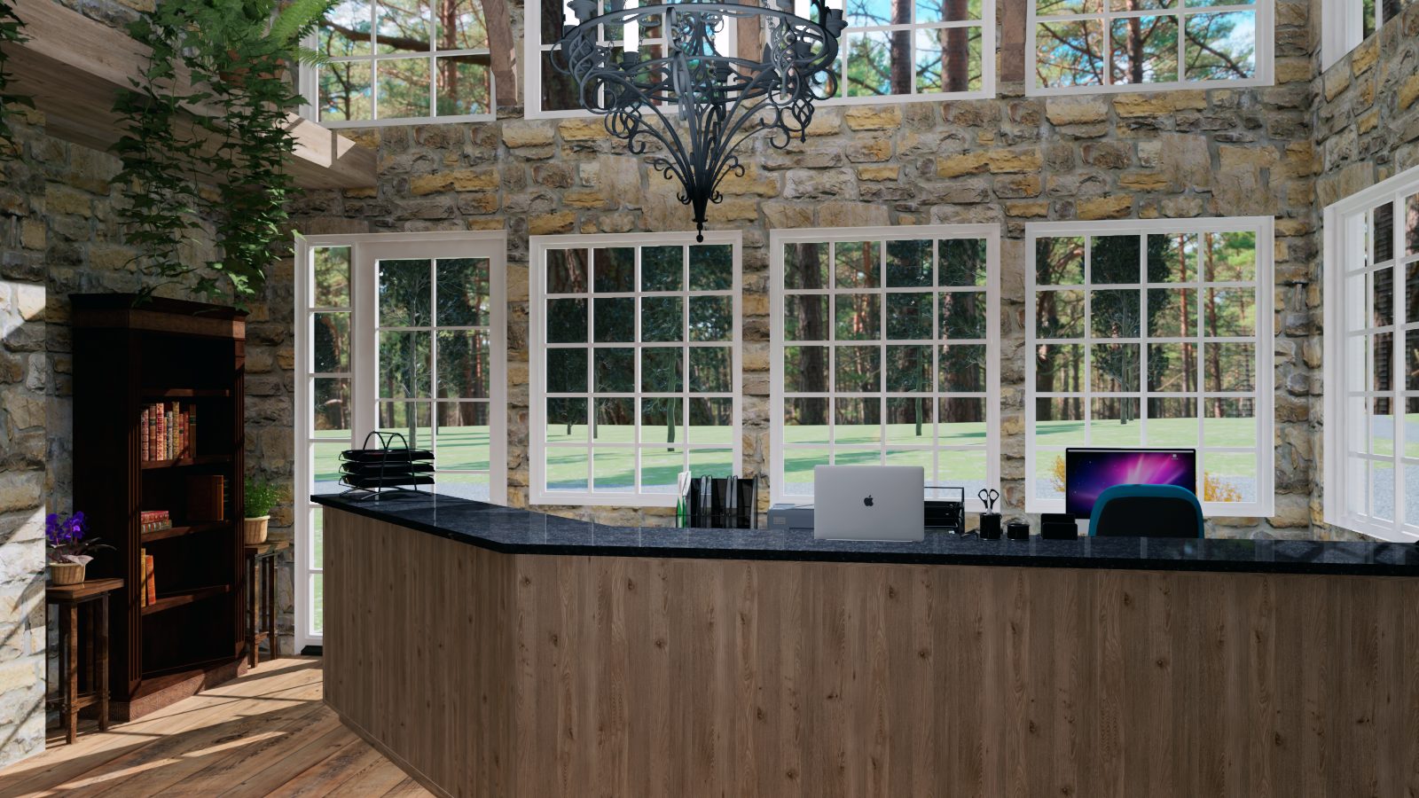 Reception desk