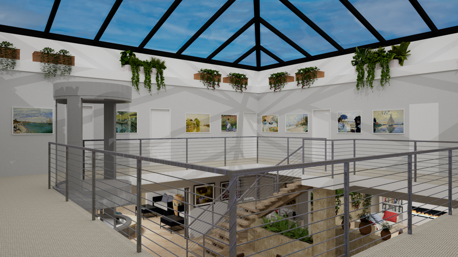 Lakeside Inn mezzanine gallery