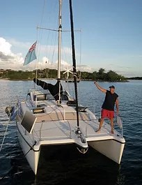 Kevin Keys aboard Tere Hau Nui