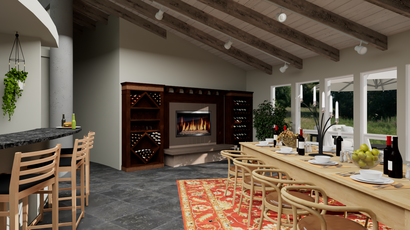 Round House casual dining table